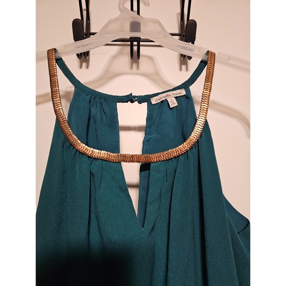 Charlotte Russe - Green Jumpsuit - Size Small - Picture 2 of 4